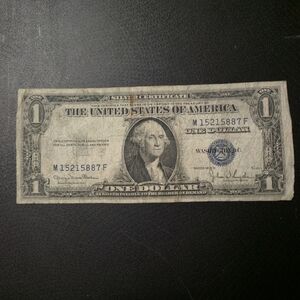 💵 Vintage 1935D $1 Silver Certificate​ Dollar Bill